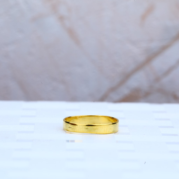 Plain Gold Cz Kids Ring-KR58