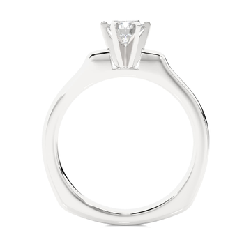 Fancy Solitaire Ring WG by 