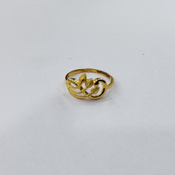 22K Plain Gold Fancy Ring by 
