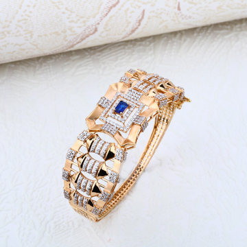 Rose Gold 18K Fancy Ladies Kada-RLKB13