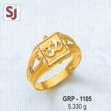 Om Gents Ring Plain GRP-1105