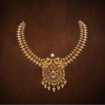 22k Gold Contemporary Traditional Necklace