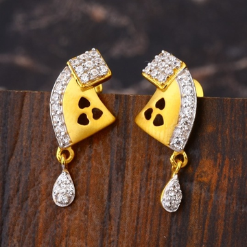22 carat gold classical ladies earrings RH-LR865