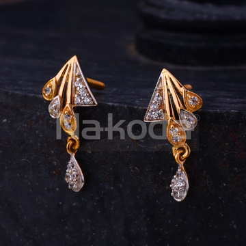 750 Rose Gold Ladies Fancy Earrings RE304