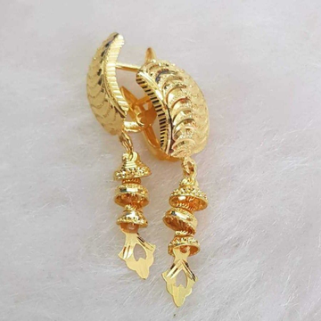 916 Gold Fancy Fishbali Earrings Akm-er-175 by 