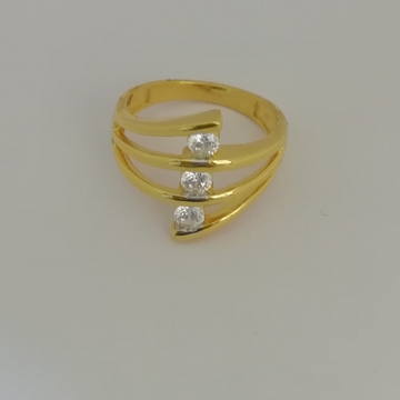 916 gold fancy diamond ladies ring by 