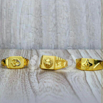 22ct Daily Were Plain Gents Ring