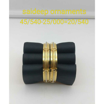 916 Gold new design Copper Kadli bangle by Saideep Jewels