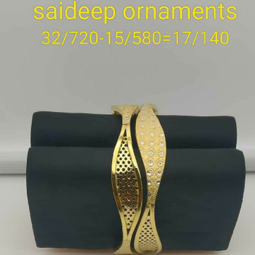 916 Gold Fancy copper kadali by Saideep Jewels