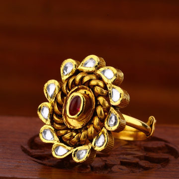 22KT Gold Hallmark Antique Delicate Ladies Ring LA...