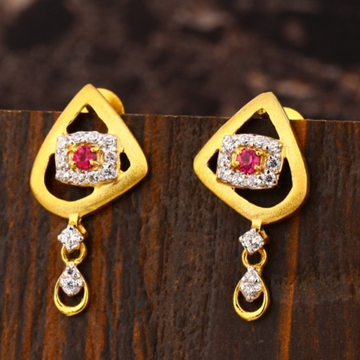 22 carat gold ladies earrings RH-LE719