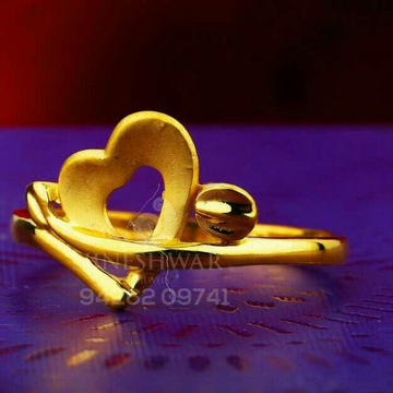 916 Heart Shape Plain Casting Ladies Ring LRG -057...