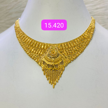 Buy Bridal Wear First Quality Enamel Forming Gold Necklace with Earring  Combo Set For Wedding