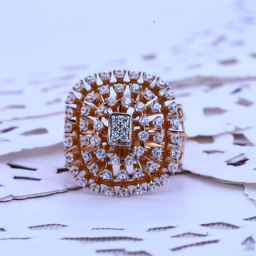 Rose Gold Ladies Designer Ring-RLR153