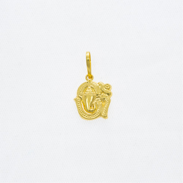 Devotional ganeshji 22kt gold pendant