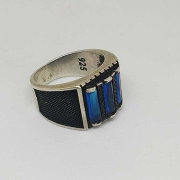 925 sterling silver oxides gents ring by 
