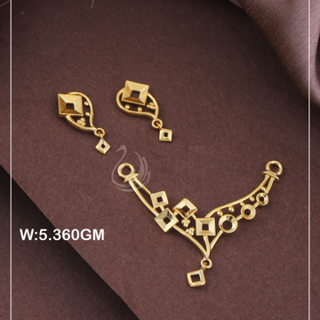 916 Gold Fancy Pendant Set PS4 by 