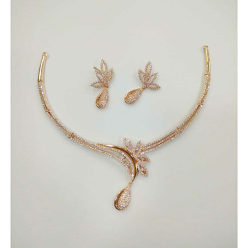 92.5 Sterling Silver Hollow Necklace Set Ms-3736 by 