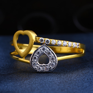 22kt Gold  Gorgeous Diamond Hallmark Women's Ring...