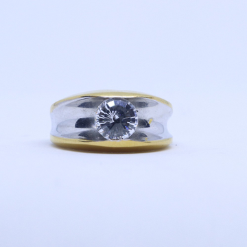 22KT / 916 Gold CZ Solider Diamond Ring For Men GR... by 