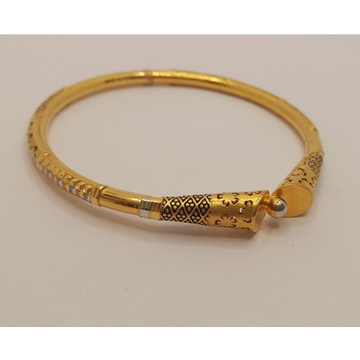 22k gold antique kadli bangle by 