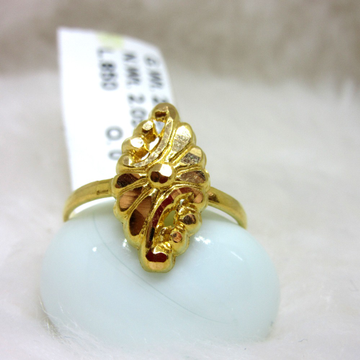 Gold Plain Ladies Ring by 