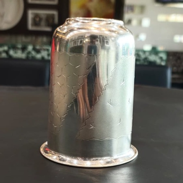 silver naksi design glass by 