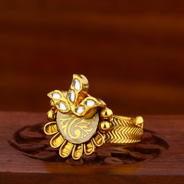 916 Gold CZ Hallmark Antique Gorgeous Ladies Ring...