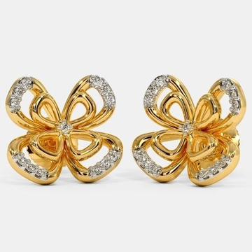 22 kt 916 gold cz diamond earring by 