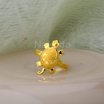 22KT Gold Mens Plain Ring MPR302