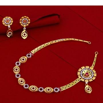 22CT Gold Women's stylish Necklace Set LN90