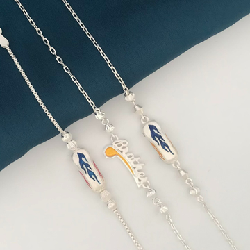 925 Silver Fancy Design Rakhi's for brother by 