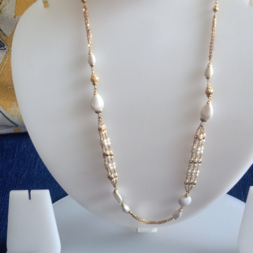 22 ct delicate white mala by Celebrity Jewels