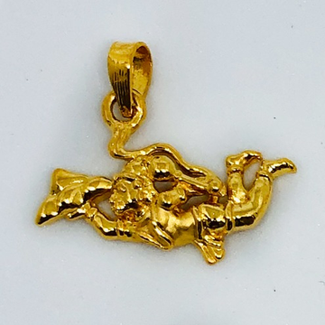 22Kt Gold Hanuman Pendant KD-P007 by 