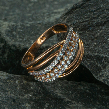 cz Gold Ladies Ring by 