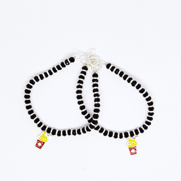 925 silver ice cream black  najariya bracelet by Veer Jewels