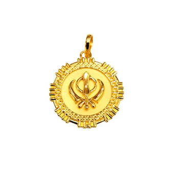 22kt bahubali khanda design pendant by 