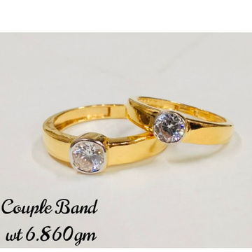 Gold divine couple ring by 