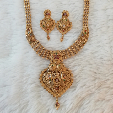 916 gold fancy antique kalkati short set by 