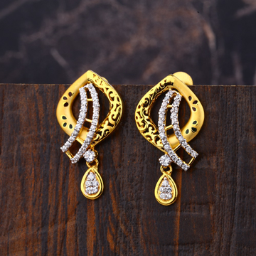 Ladies 916 Gold Cating Fancy Earrings -LFE206