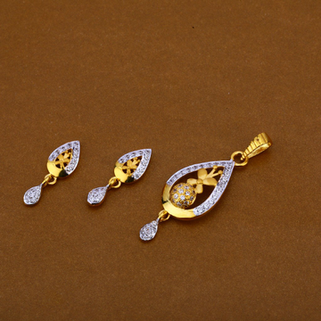 22Ct Gold Exclusive Ladies Hallmark Pendant Set FP...