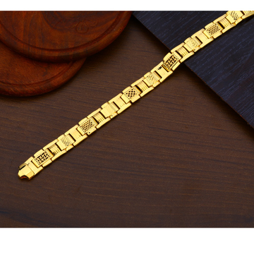 22KT Gold  Gentlemen's exclusive Plain Bracelet MP...