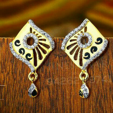 18kt Attractive Designer Gold Cz Ladies Tops ATG -...