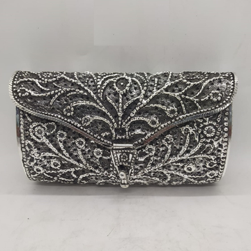 Stylish and 925 Pure Silver Clutch In High Polish... by 