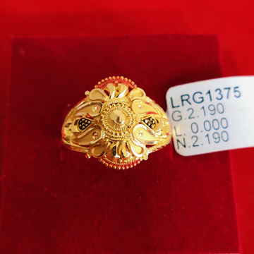 RING gold new  by Ghunghru Jewellers