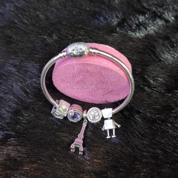 92.5 Sterling Silver Prevailing Pandora Brecelet F...