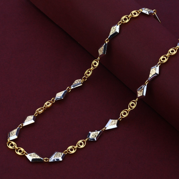 Mens 916 Gold Fancy Chain-MTC113