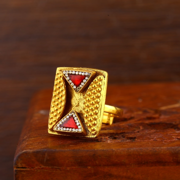 916 Gold Antique Classic Ladies Ring LAR140