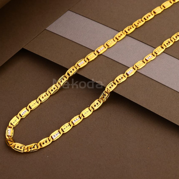 22CT Gold Men's Delicate Choco Chain MCH47