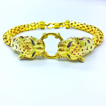 NEW DESIGNING FANCY GOLD KADA BRACELET by 